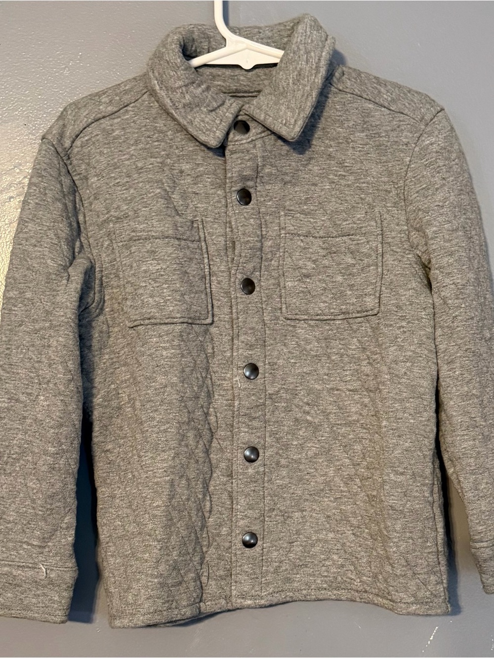 Old Navy Toddler Gray Knit Shacket | Size 5T